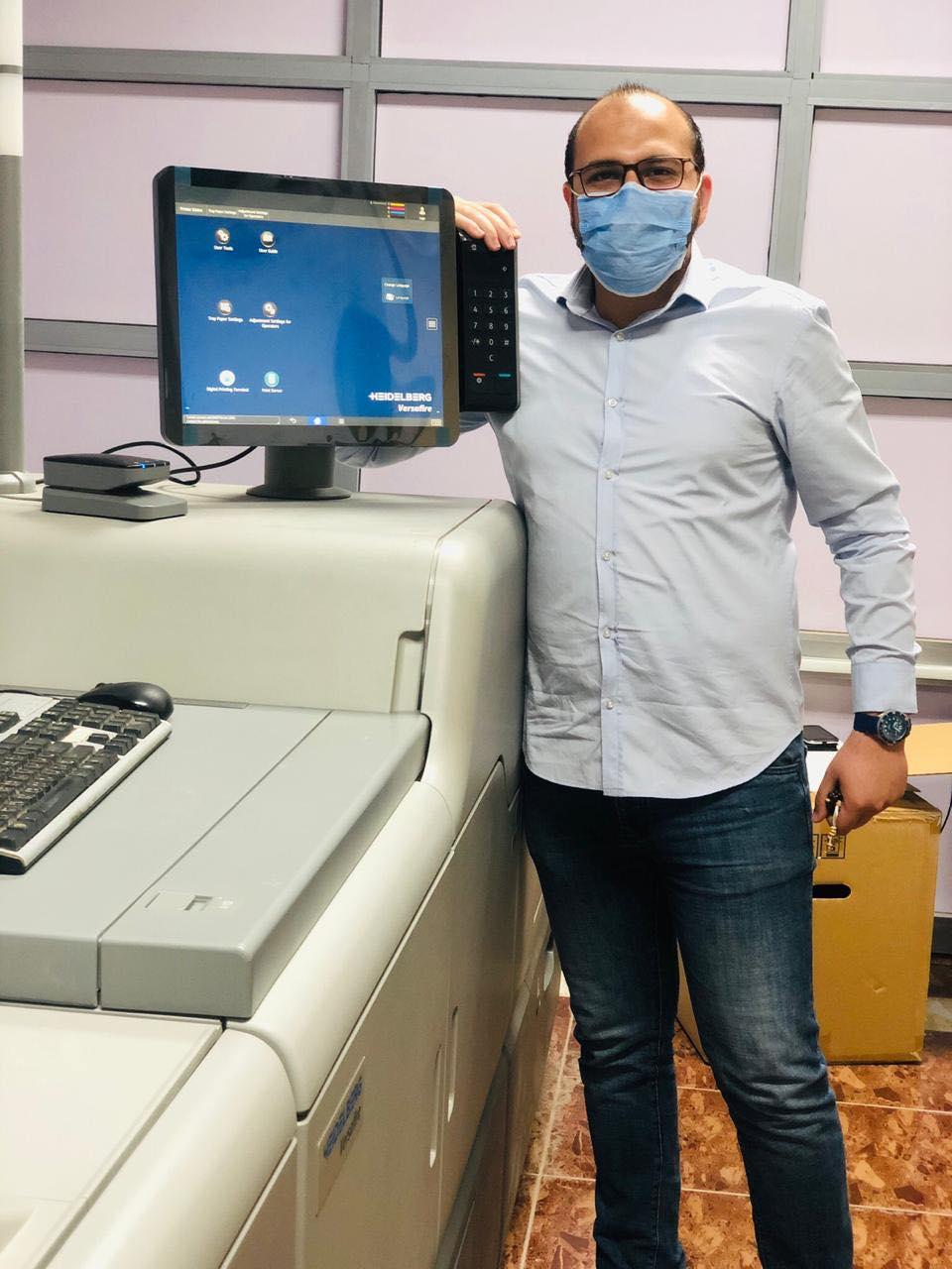 New installation for the machine 1 model CTP Heidelberg SupraSetter A52