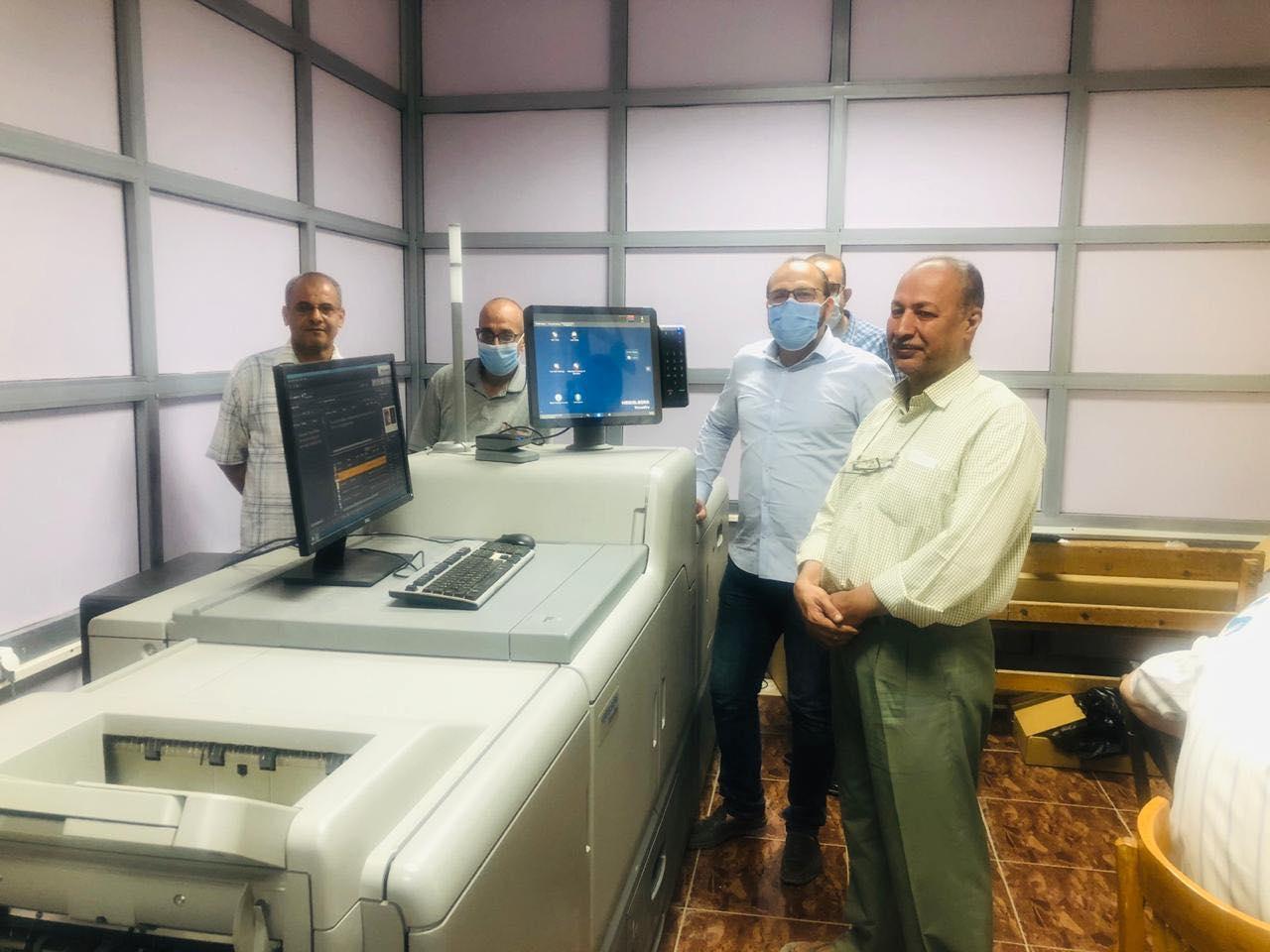 New installation for the machine 1 model CTP Heidelberg SupraSetter A52