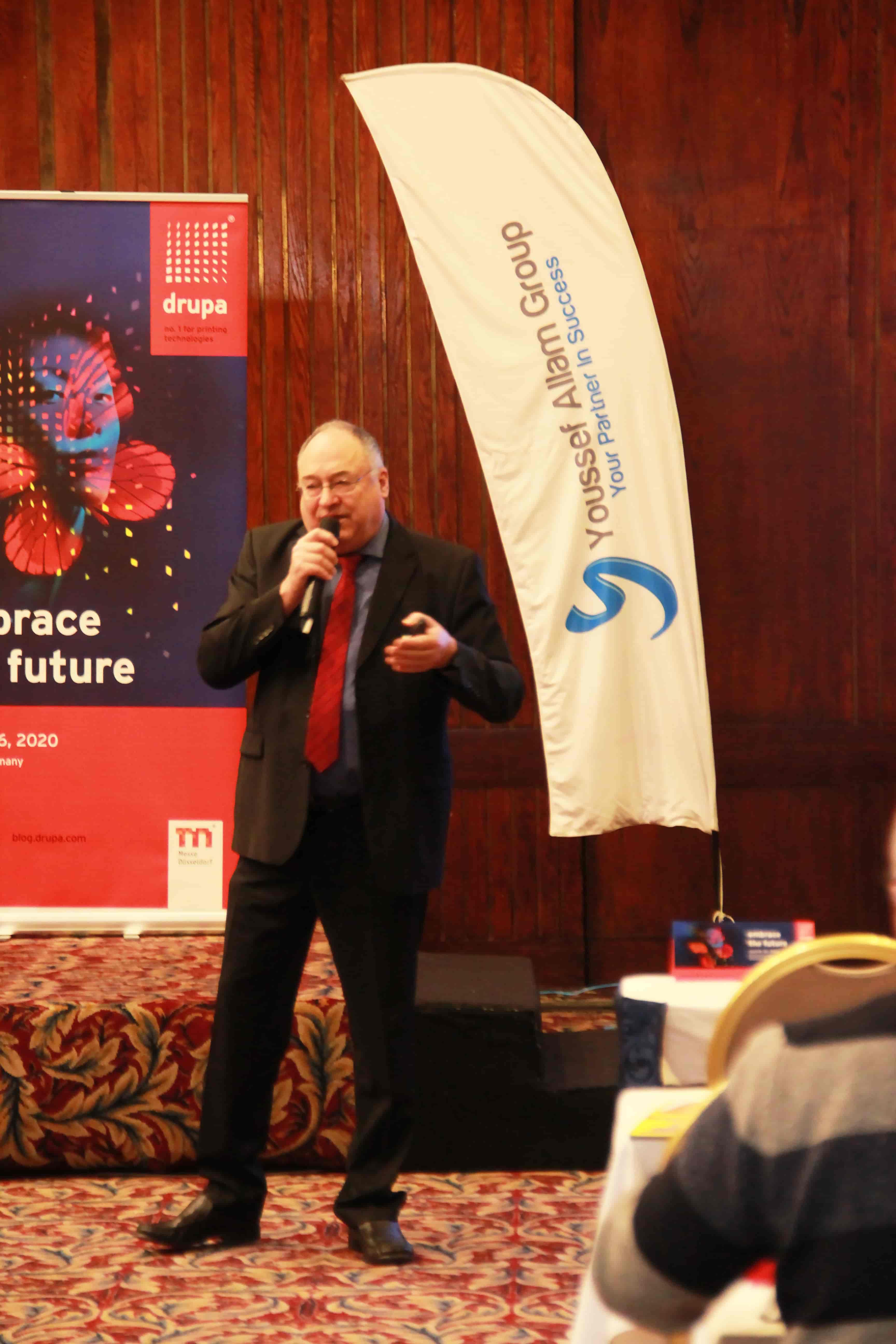 Youssef Allam's Team in Pre- 4 Drupa Print Technologies