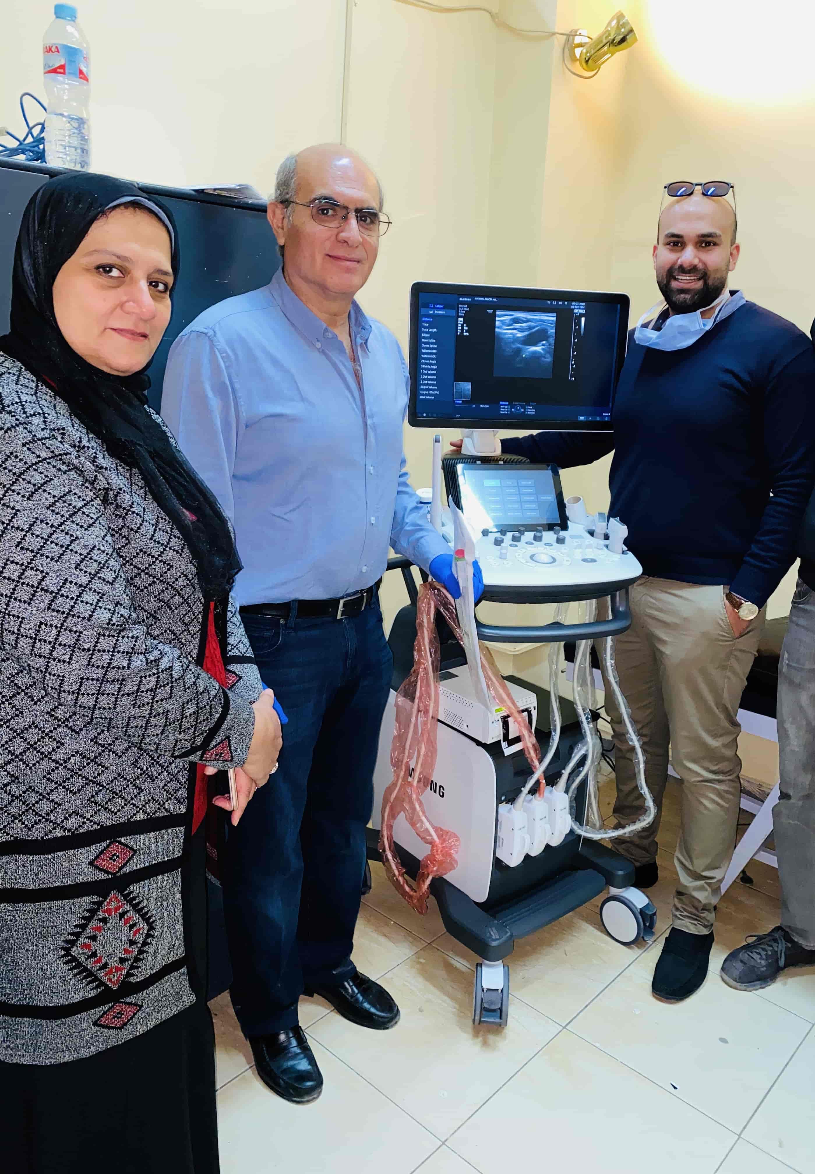 new Ultrasound machines in 5 NCI "National Cancer Institute" Cairo University, Radiology department