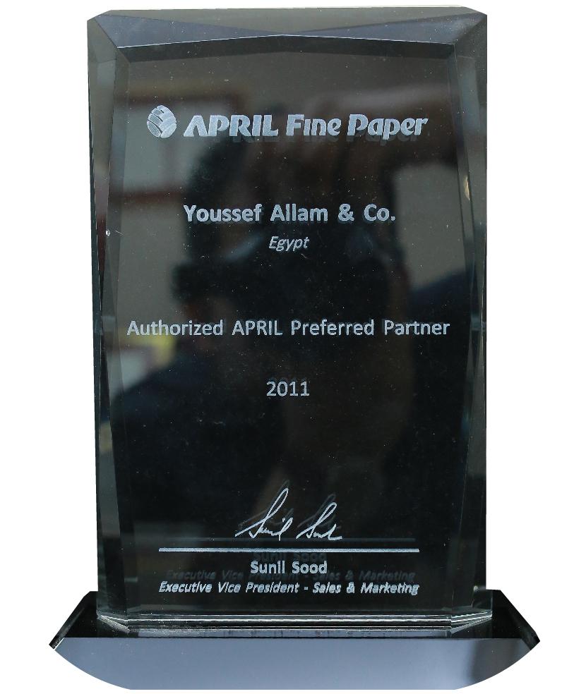 Authorized APRIL Preferred Partner, 2011